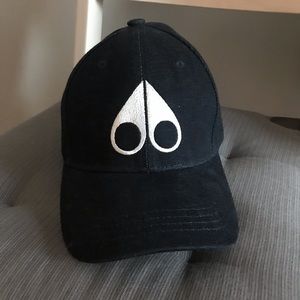 Authentic Moose Knuckle cap hat in dark denim